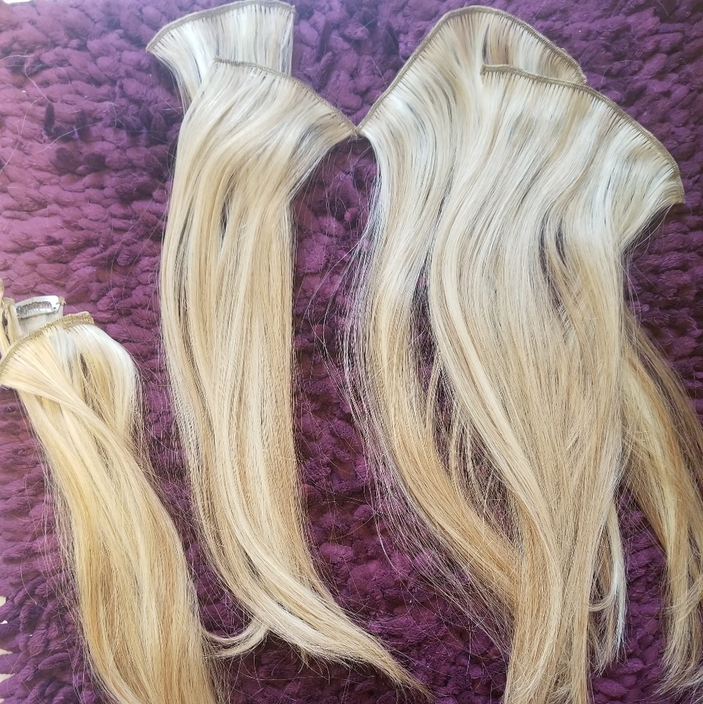 Sally's highlighted 14 inch extensions